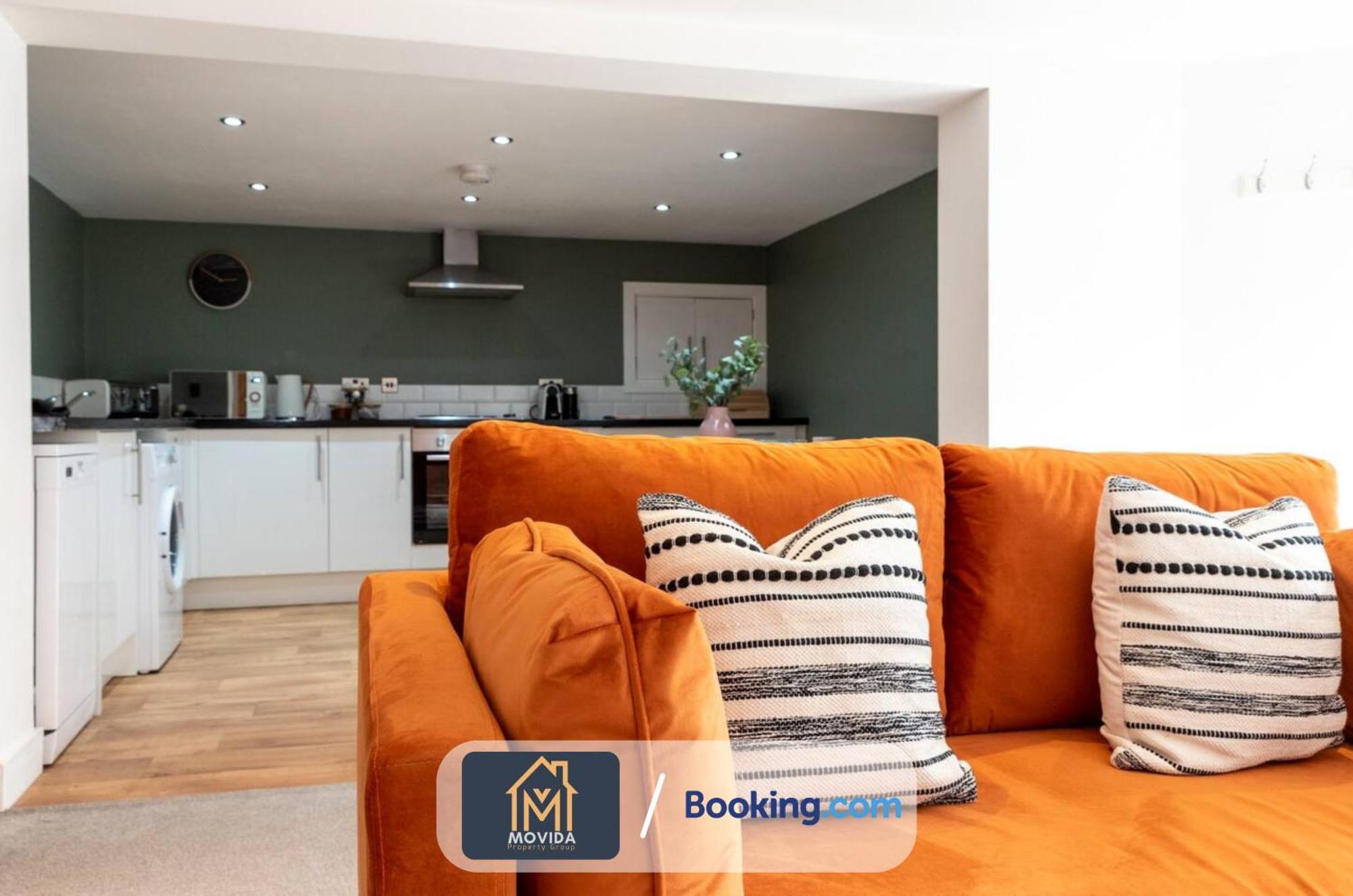 Stylish Two Bed Town Centre Apartment By Movida Property Group Short Lets & Serviced Accommodation With Parking Harrogate Luaran gambar