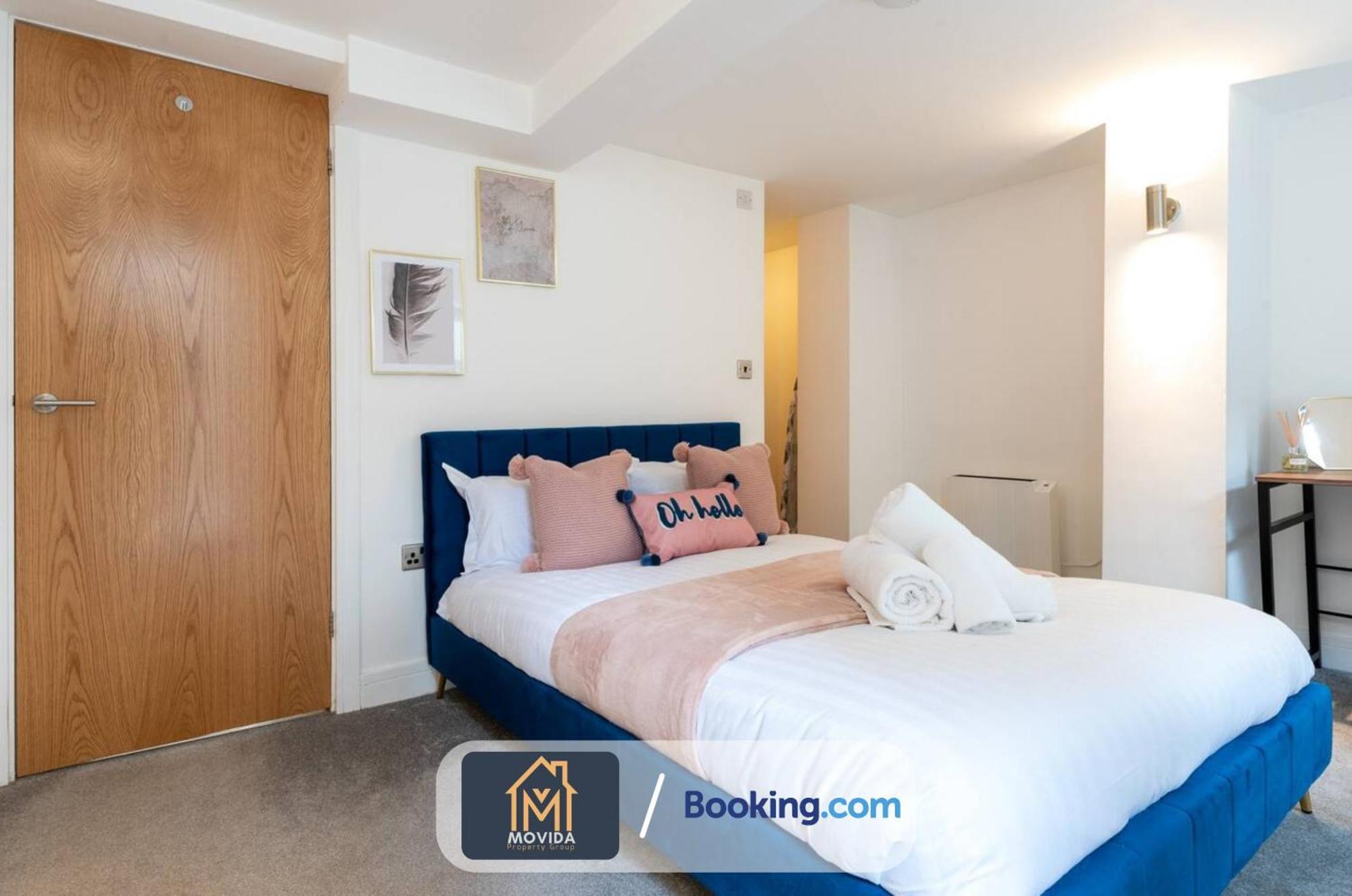 Stylish Two Bed Town Centre Apartment By Movida Property Group Short Lets & Serviced Accommodation With Parking Harrogate Luaran gambar
