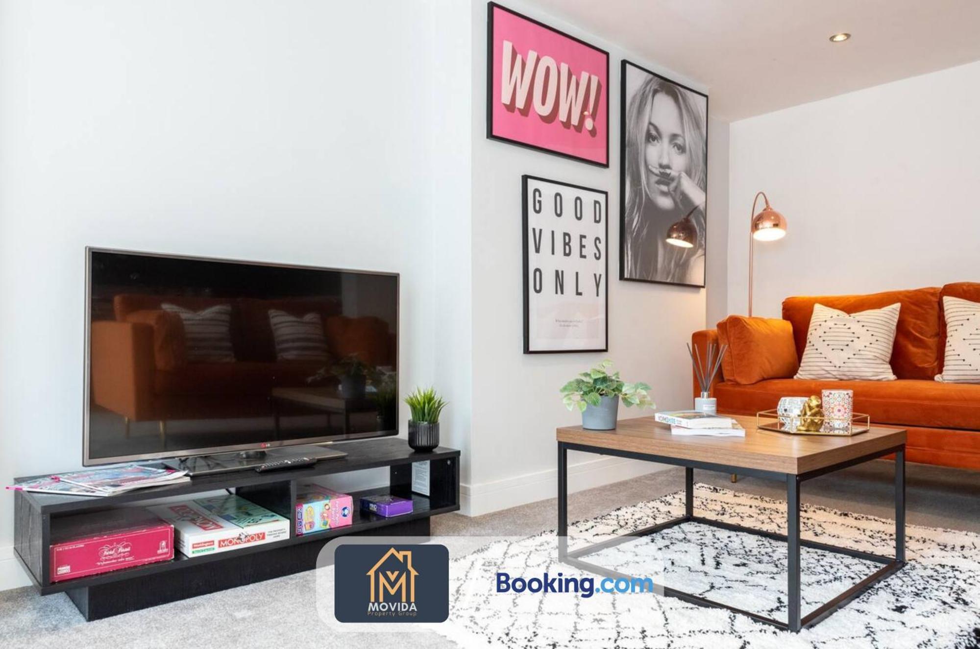 Stylish Two Bed Town Centre Apartment By Movida Property Group Short Lets & Serviced Accommodation With Parking Harrogate Luaran gambar