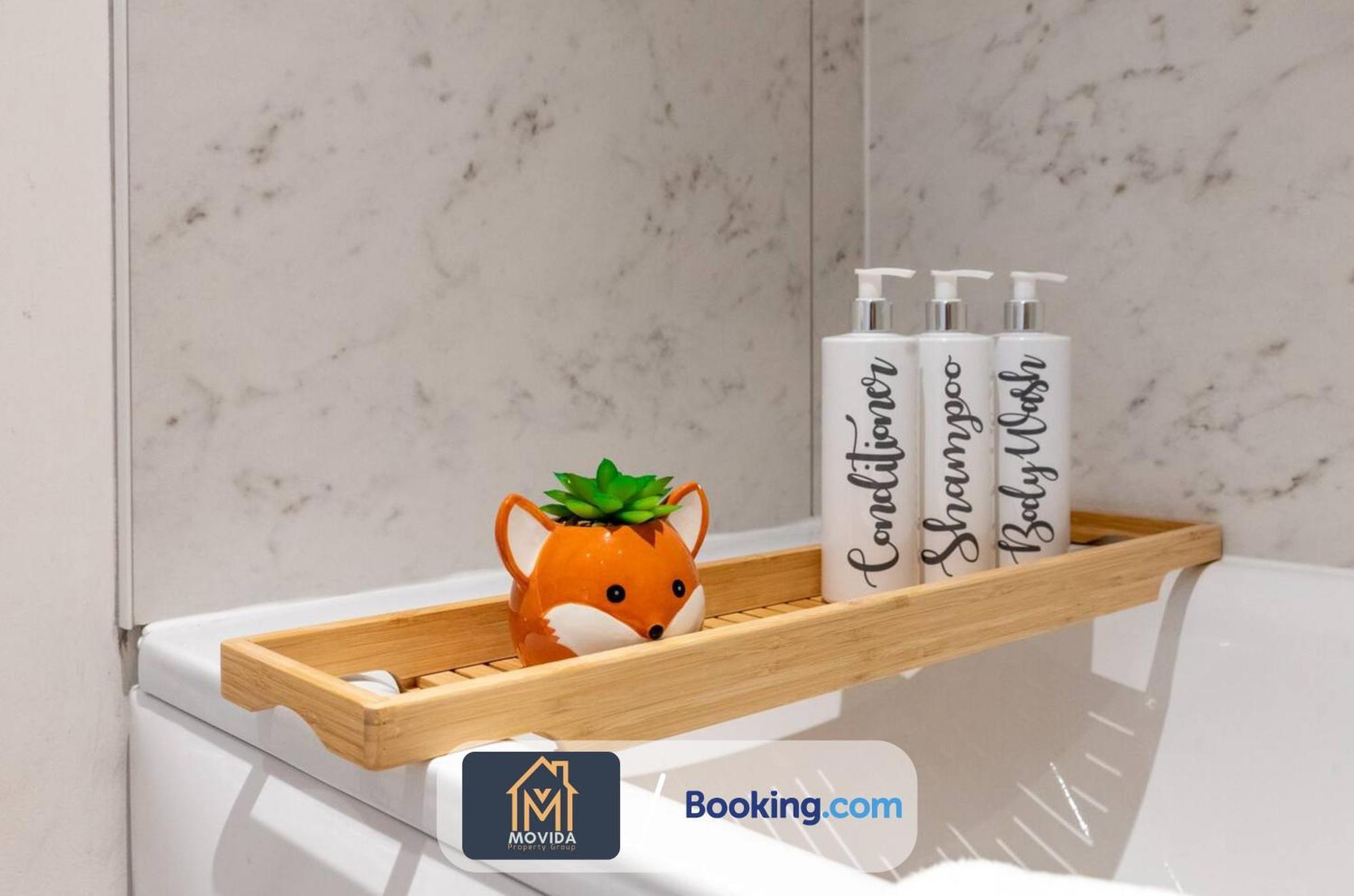 Stylish Two Bed Town Centre Apartment By Movida Property Group Short Lets & Serviced Accommodation With Parking Harrogate Luaran gambar